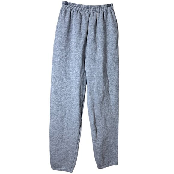 HANES Premium EcoSmart Classic Grey Jogger Sweatpants w/ Pockets Size Small - Picture 1 of 9